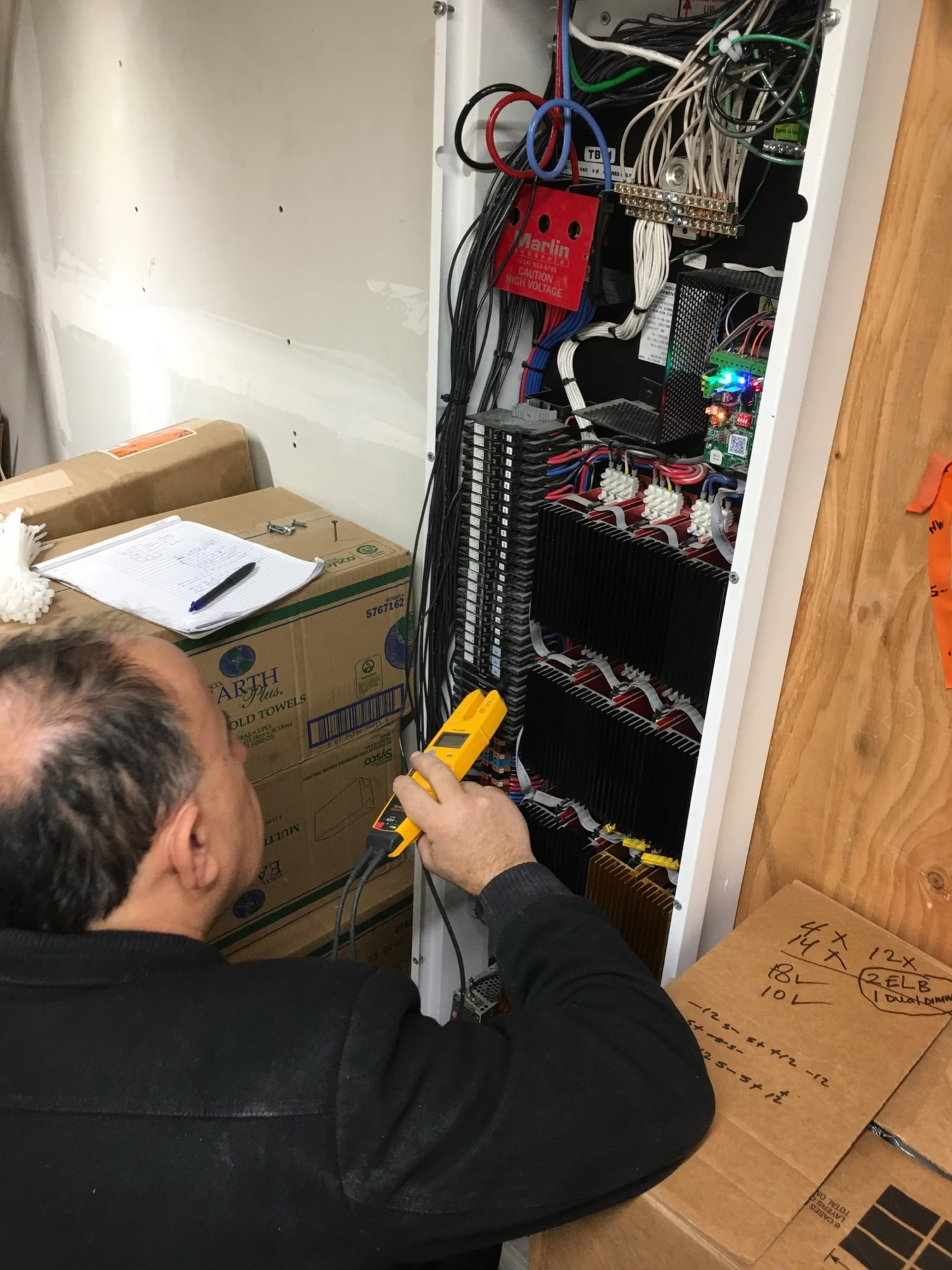 Completed RESCOM commercial electrical project