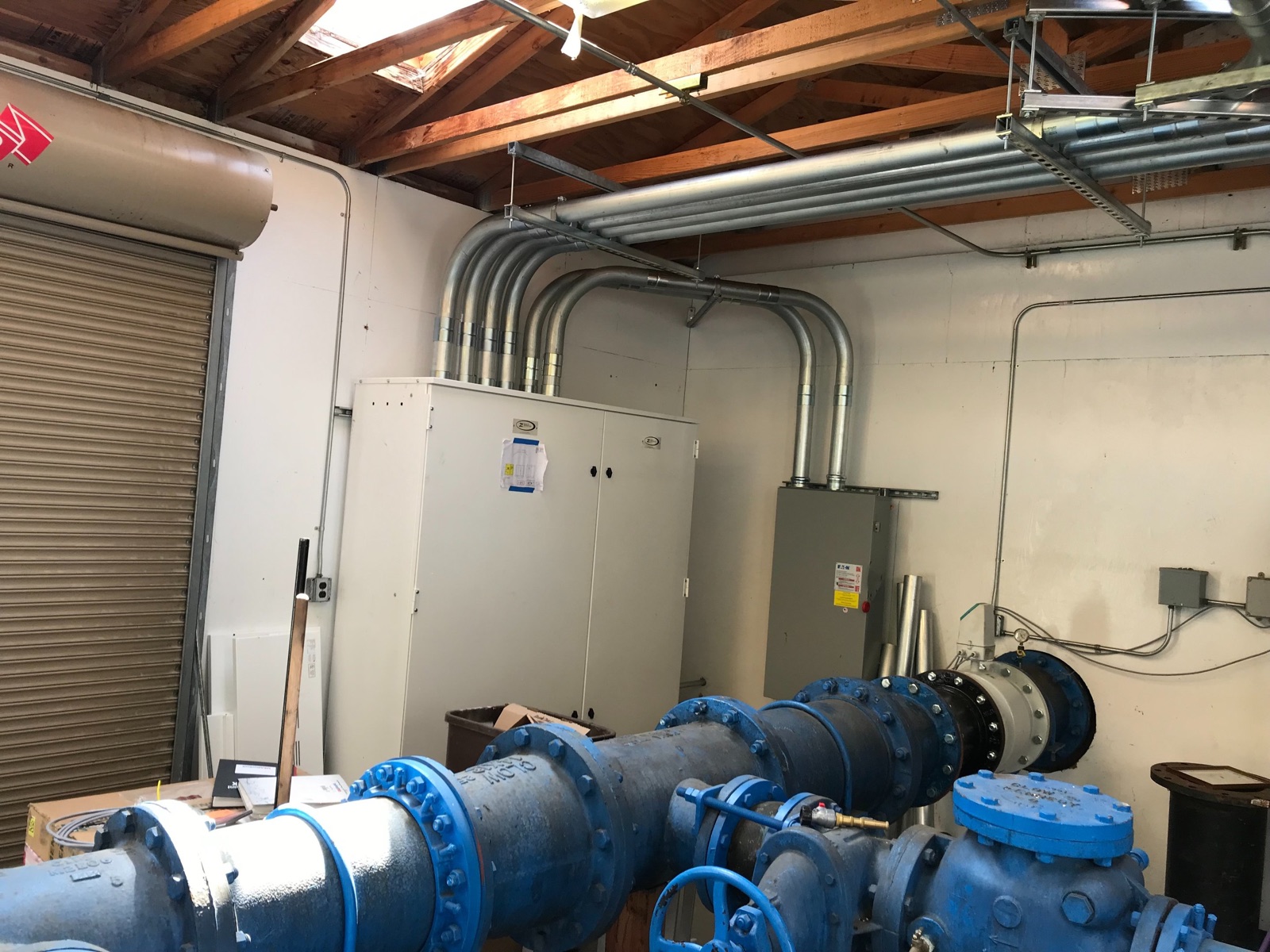 Pump station electrical and mechanical systems