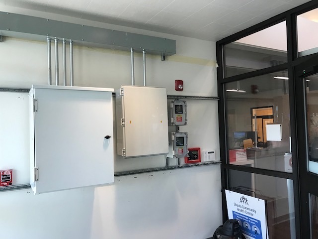 Completed electrical room installation