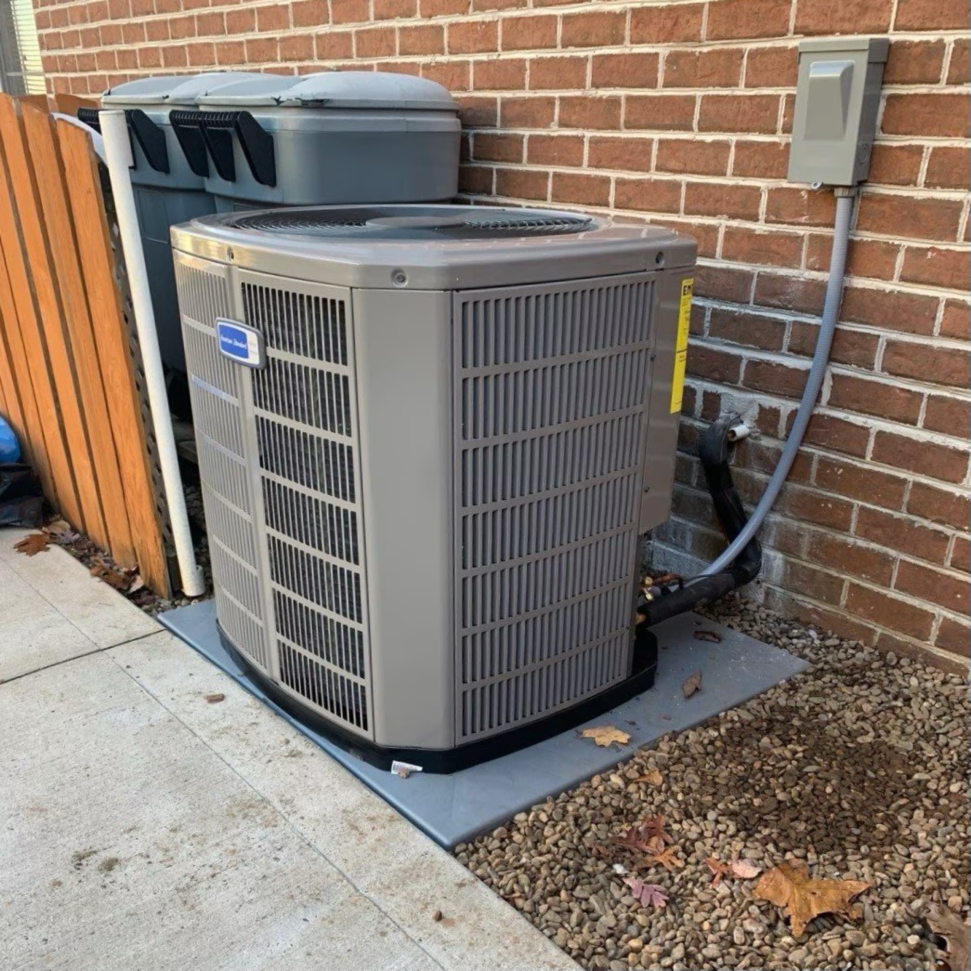 Split HVAC system